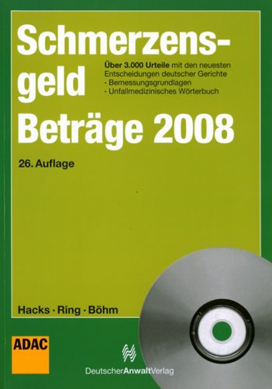 SchmerzensgeldBeträge 2008