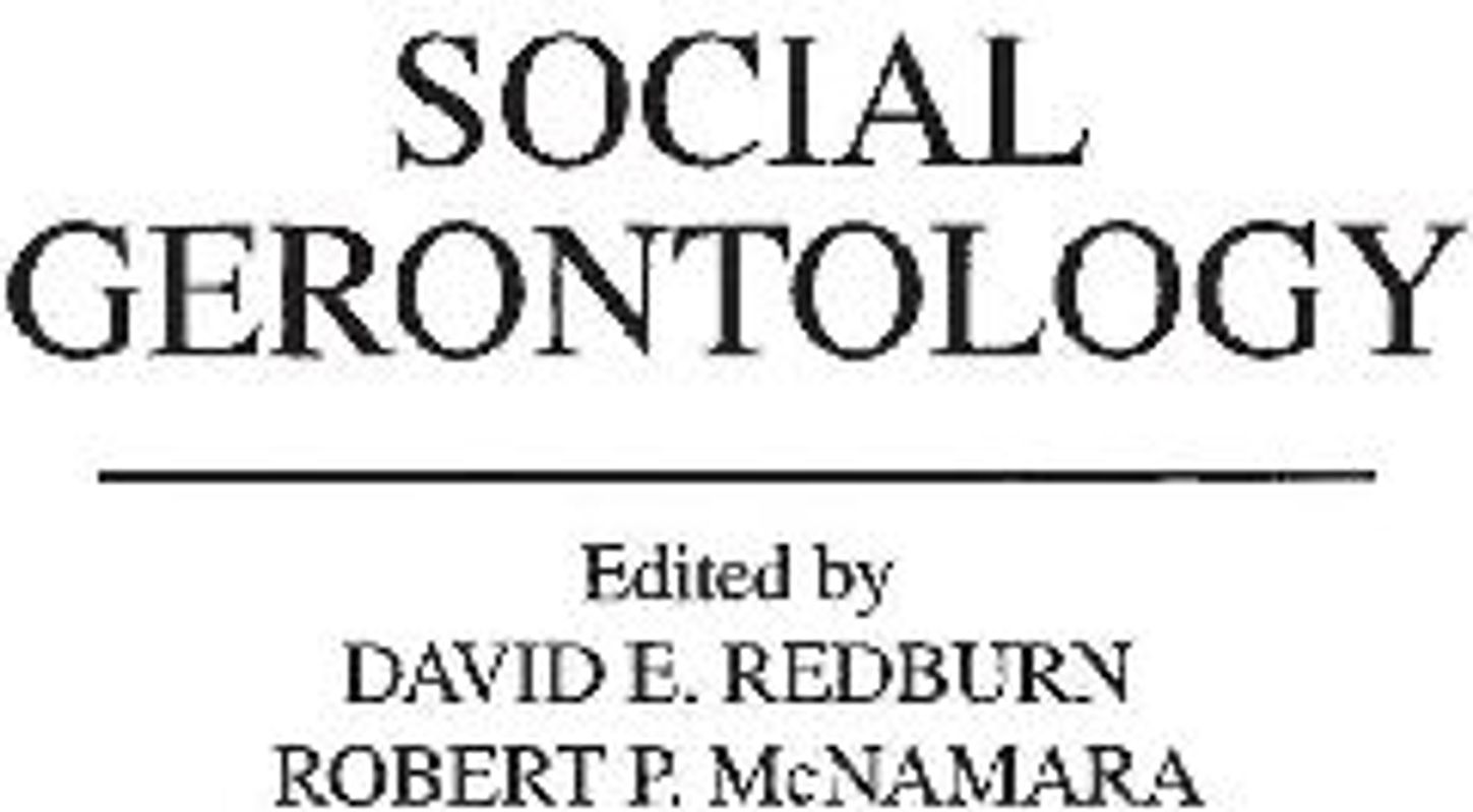 Social Gerontology