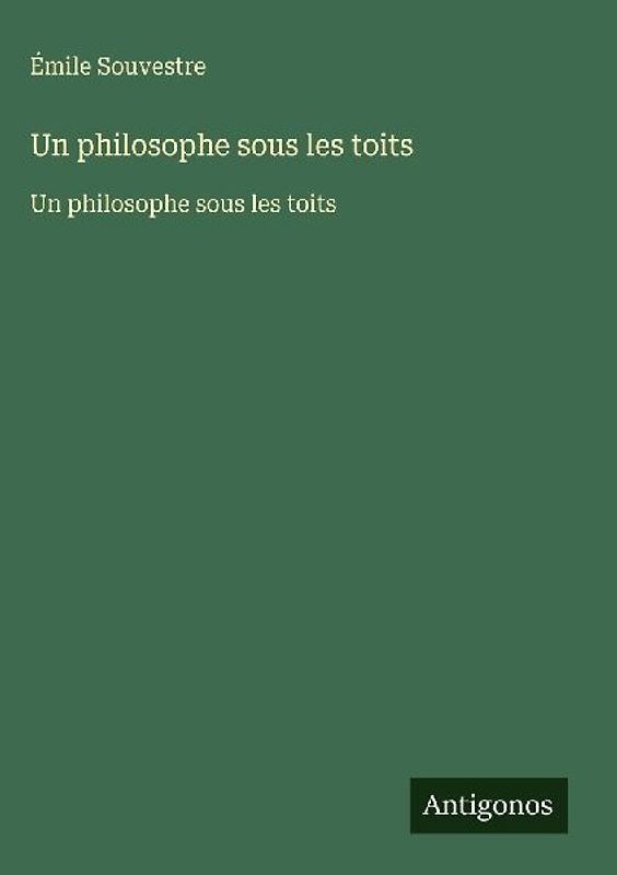 Un philosophe sous les toits