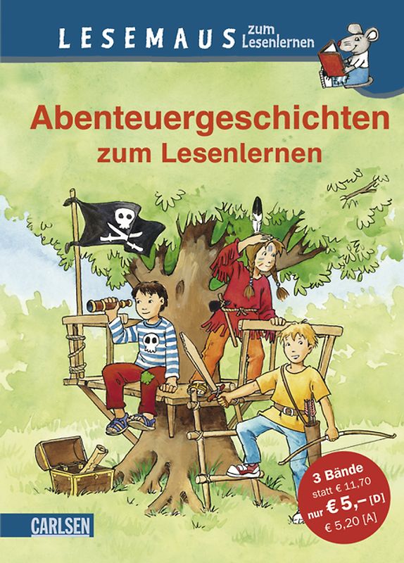 Lesemaus zum Lesenlernen Sammelbände, Band 9: Abenteuergeschichten zum Lesenlernen