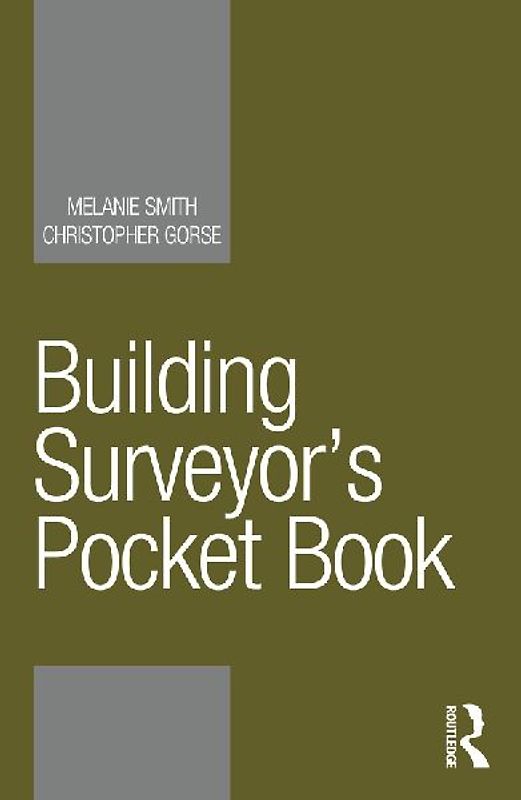 Building Surveyor's Pocket Book