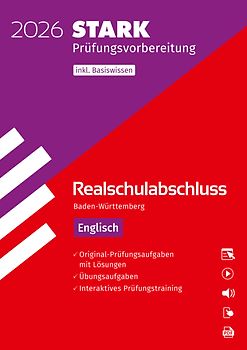 STARK Englisch - Realschulabschluss 2026 BW - Prüfungsvorbereitung inkl. Basistraining und Lösungen