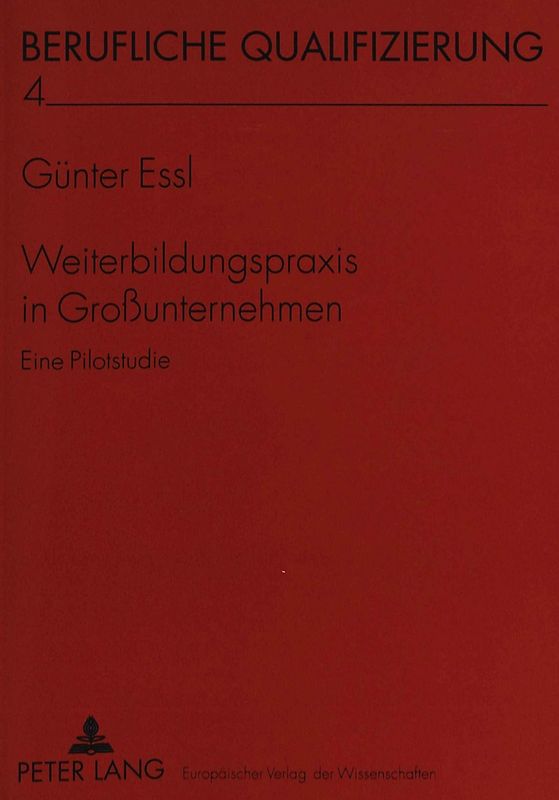 Weiterbildungspraxis in Großunternehmen