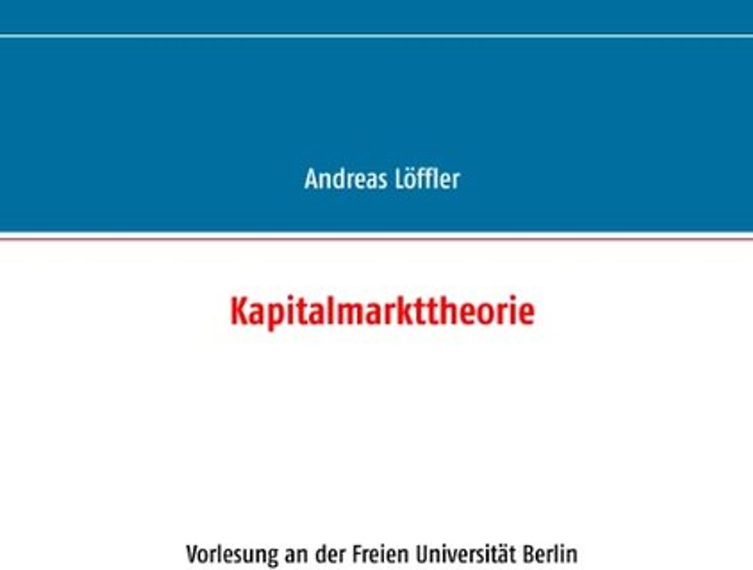 Kapitalmarkttheorie