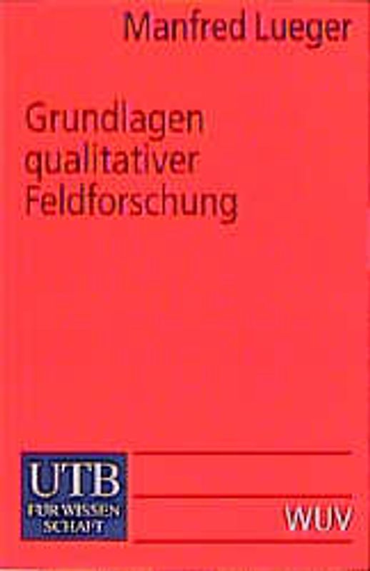Grundlagen qualitativer Feldforschung. Methodologie - Organisierung - Materialanalyse