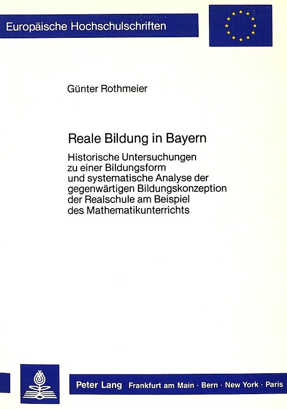 Reale Bildung in Bayern