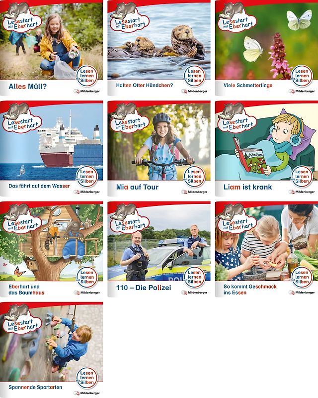 Paket – Lesestart mit Eberhart, Lesestufe 3: Komplettbezug Heft 71-80