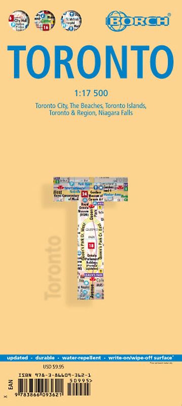 Toronto, Borch Map