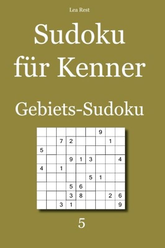 Sudoku für Kenner: Gebiets-Sudoku 5
