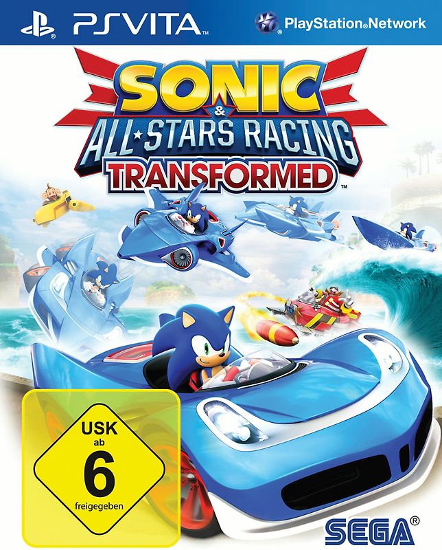 Sonic All-Stars Racing Transformed PlayStation Vita