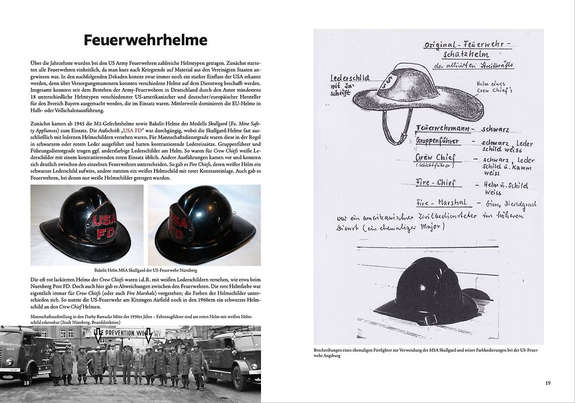 US-Militärfeuerwehren in Bayern - Uniformen