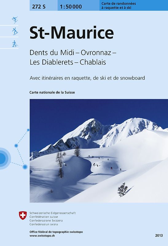 272S St-Maurice Schneesportkarte
