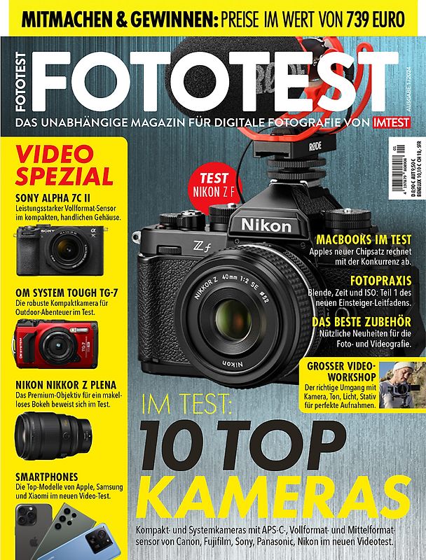 FOTOTEST - Das unabhängige Magazin für digitale Fotografie von IMTEST