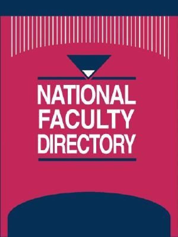 National Faculty Directory 3 Vol Set