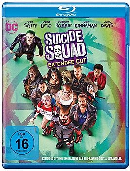 Suicide Squad [Extended Cut + Kinofassung, 2 Discs] Blu-ray Disc