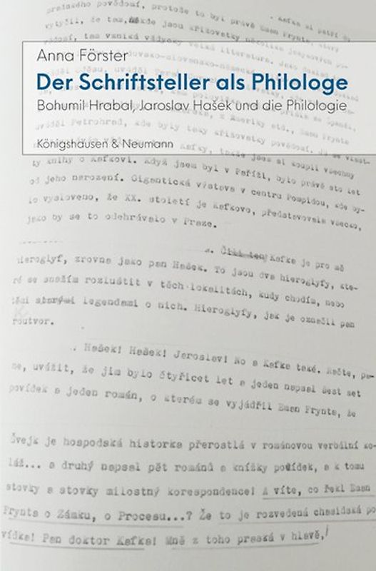 Der Schriftsteller als Philologe