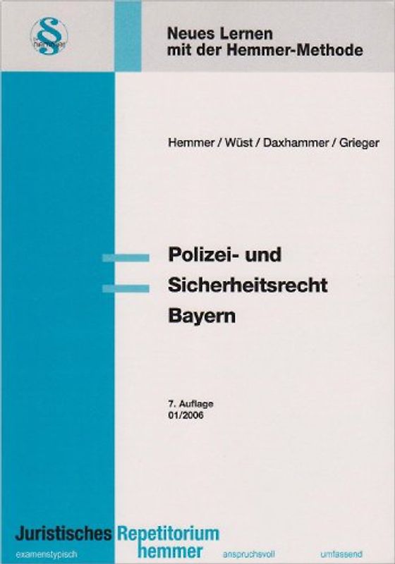 Polizei- und Sicherheitsrecht /Bayern