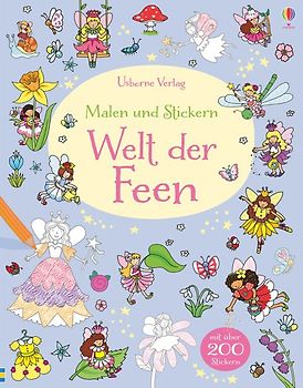 Malen und Stickern: Welt der Feen