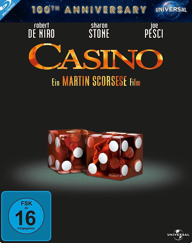 Casino (Steelbook)  100th Anniversary Universal Edition Blu-ray Disc