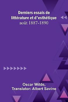 Derniers essais de littérature et d'esthétique