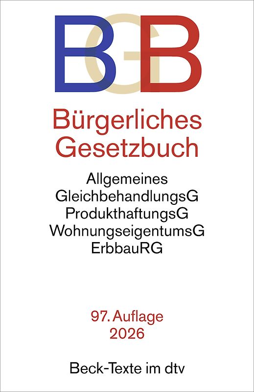 Bürgerliches Gesetzbuch