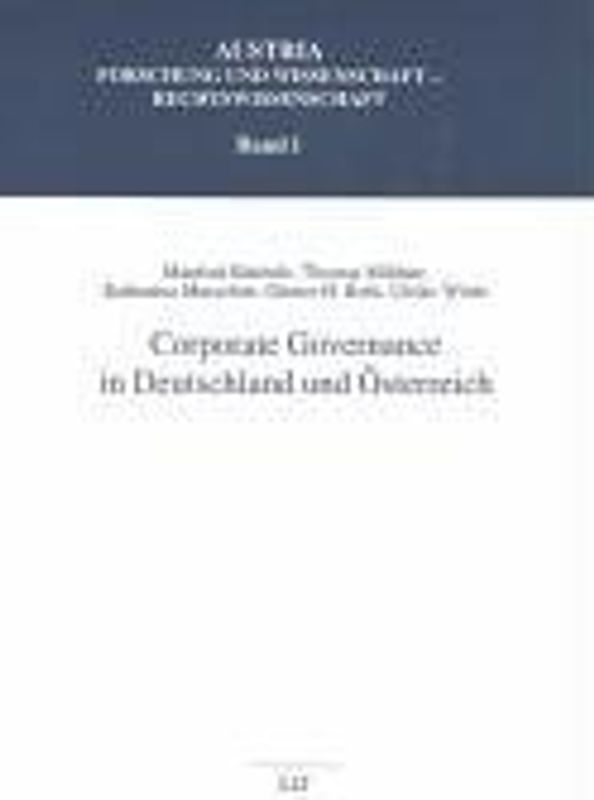 Corporate Governance in Deutschland und Österreich