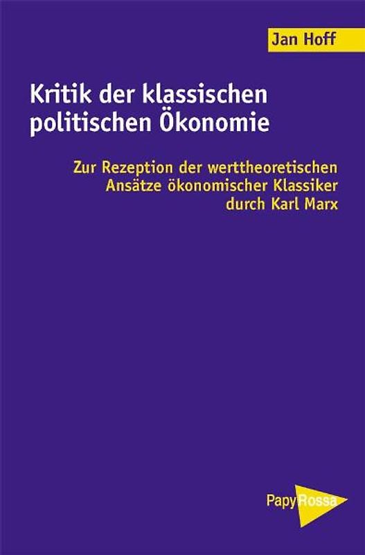 Kritik der klassischen politischen Ökonomie