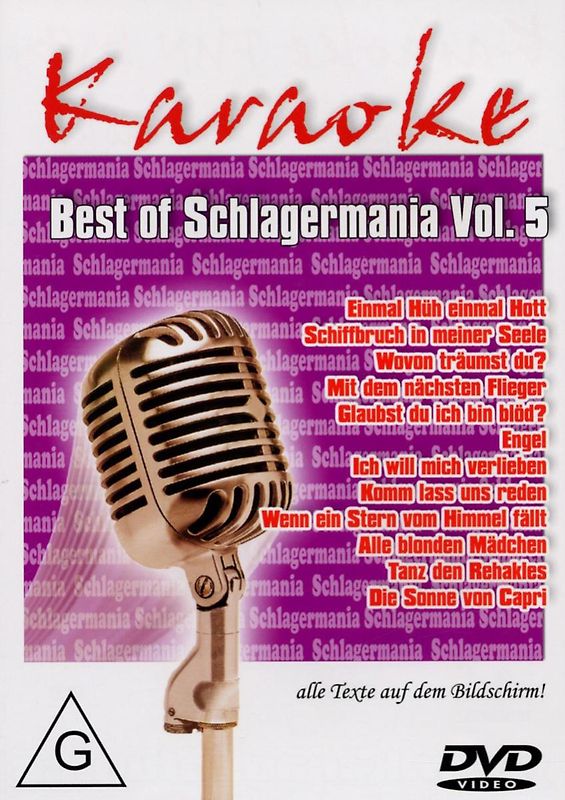 Best of Karaoke - Schlagermania Vol. 05 DVD
