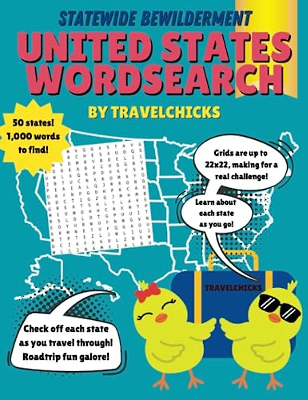 Statewide Bewilderment: United States Wordsearch (Travelchicks’ Travel Activity Books - United States)
