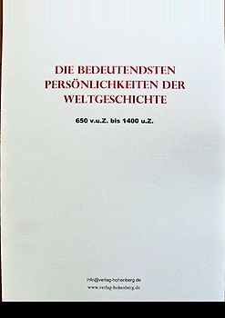 Die bedeutendsten Persönlichkeiten der Weltgeschichte