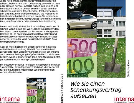 Wie Sie einen Schenkungsvertrag aufsetzen