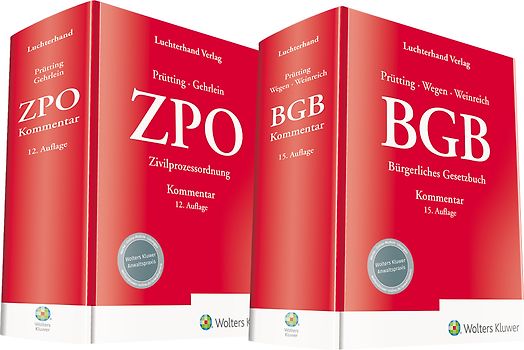 Bundle BGB Kommentar 15. Auflage und ZPO Kommentar 12. Auflage