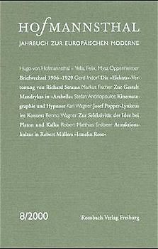 Hofmannsthal-Jahrbuch. Jahrbuch zur europäischen Moderne