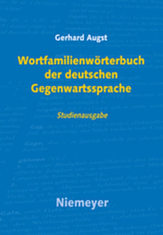 Wortfamilienwörterbuch der deutschen Gegenwartssprache