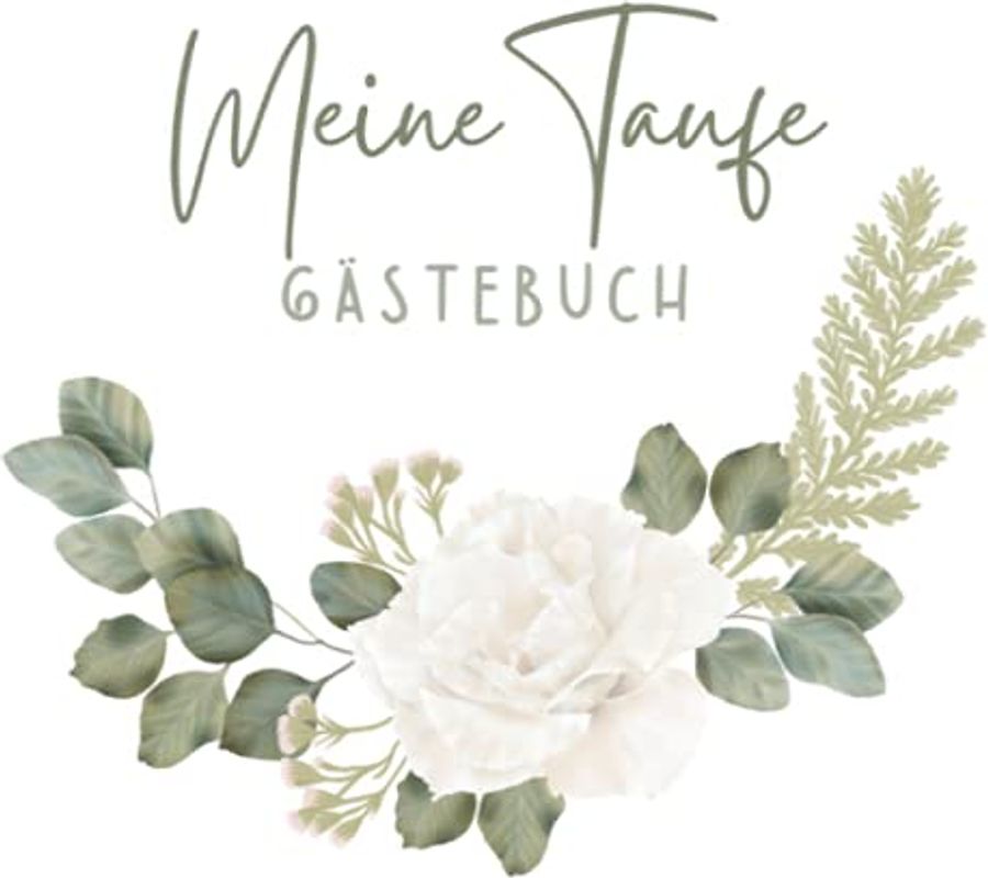 Meine Taufe Gästebuch: Taufbuch Erinnerungsalbum zum Eintragen Persönlicher Glückwünsche Fotoalbum Taufe | 100 Seiten | Mädchen & Junge