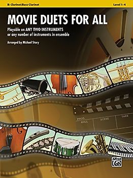Movie Duets for All - Bb Clarinet / Bass Clarinet