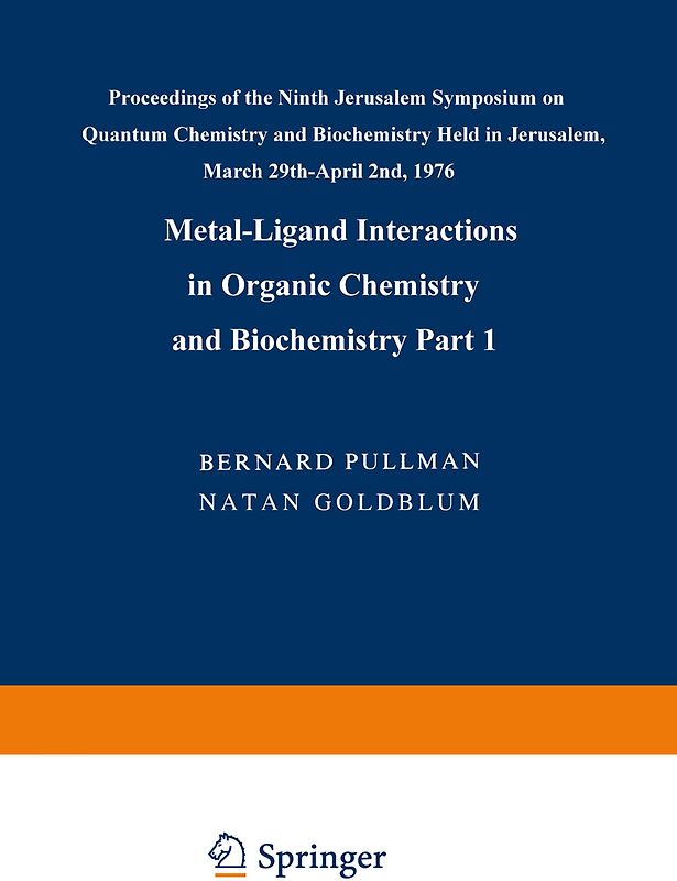 Metal-Ligand Interactions in Organic Chemistry and Biochemistry