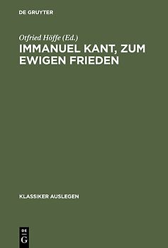 Immanuel Kant, zum ewigen Frieden
