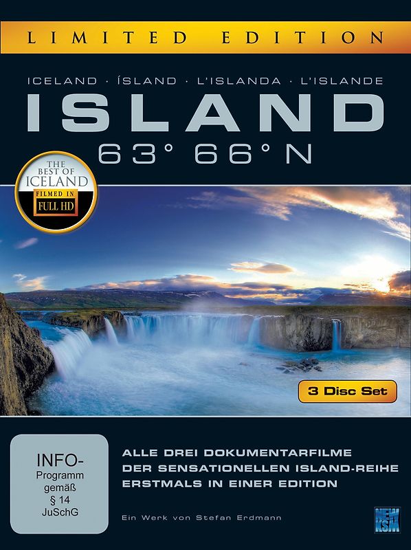 Island 63° 66° N [Limited Edition, 3 DVDs] DVD