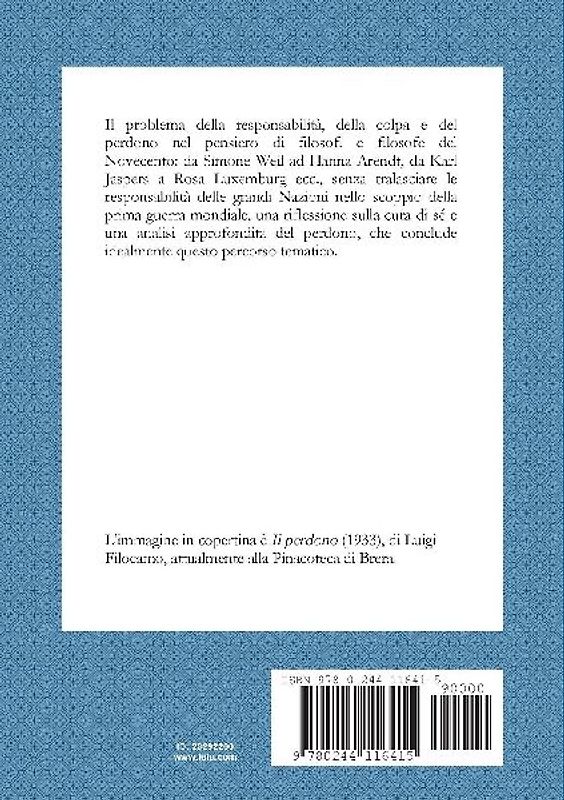 Responsabilità e colpa nel pensiero del Novecento