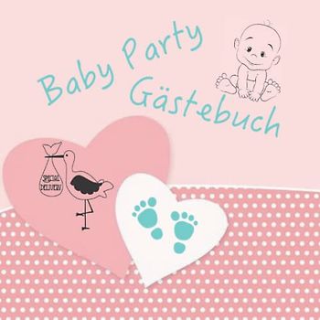 Babyparty, Baby Shower, Geschenk, Gastgeschenk, Deko, Idee, Andenken, Glückwünsche, Fussabdruck, Erinnerungsstück, Fuchs, Mädchen, Rosa