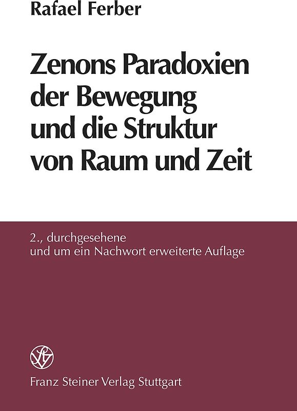 Zenons Paradoxien der Bewegung und die Struktur von Raum und Zeit