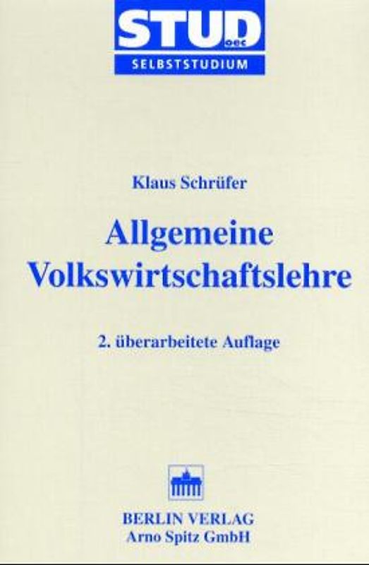 Allgemeine Volkswirtschaftslehre