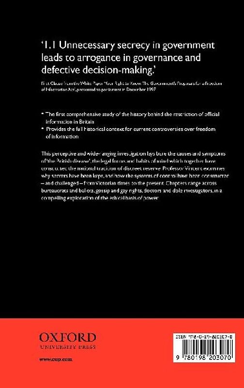 The Culture of Secrecy