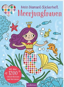 Mein Diamant-Stickerheft – Meerjungfrauen