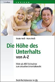 Die Höhe des Unterhalts von A-Z