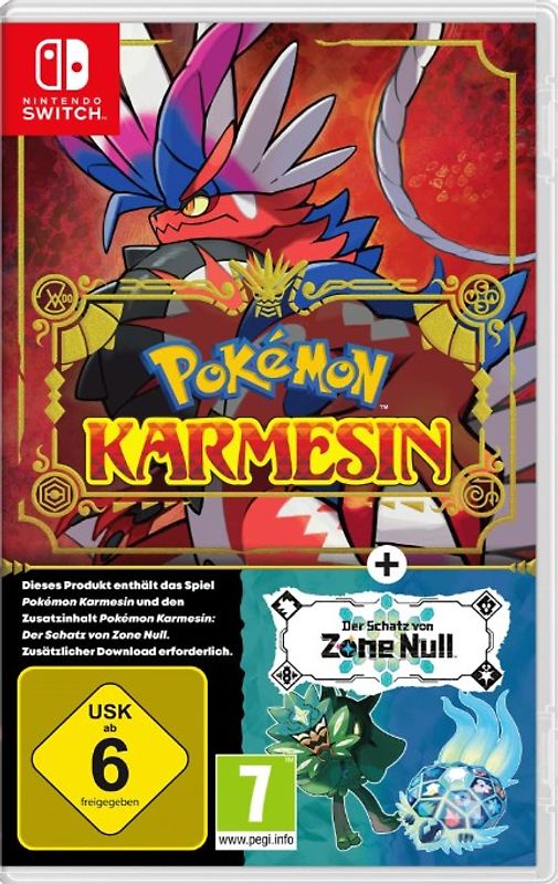 Pokémon: Karmesin + Der Schatz von Zone Null Erweiterung Nintendo Switch