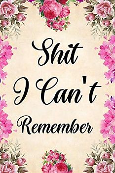 Shit I Can't Remember: password book, password log book and internet password organizer, alphabetical password book, Logbook To Protect Usernames and ... notebook, password book small 6” x 9”