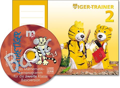 Tiger-Trainer 2 – Arbeitsheft mit CD-ROM Mathetiger Basic 2, Version 2.1