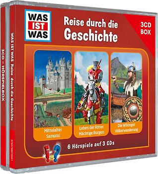 WAS IST WAS 3-CD Hörspielbox. Reise durch die Geschichte